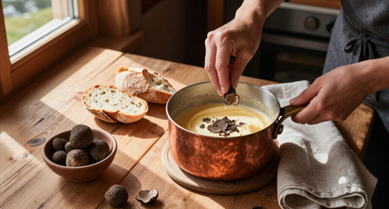 Fonduta Valdostana: Alpine Cheese Melt For Truffle Shavings