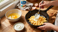 Not Milk, Not Cream: The Ingredient That Makes Scrambled Eggs Extra-Delicious